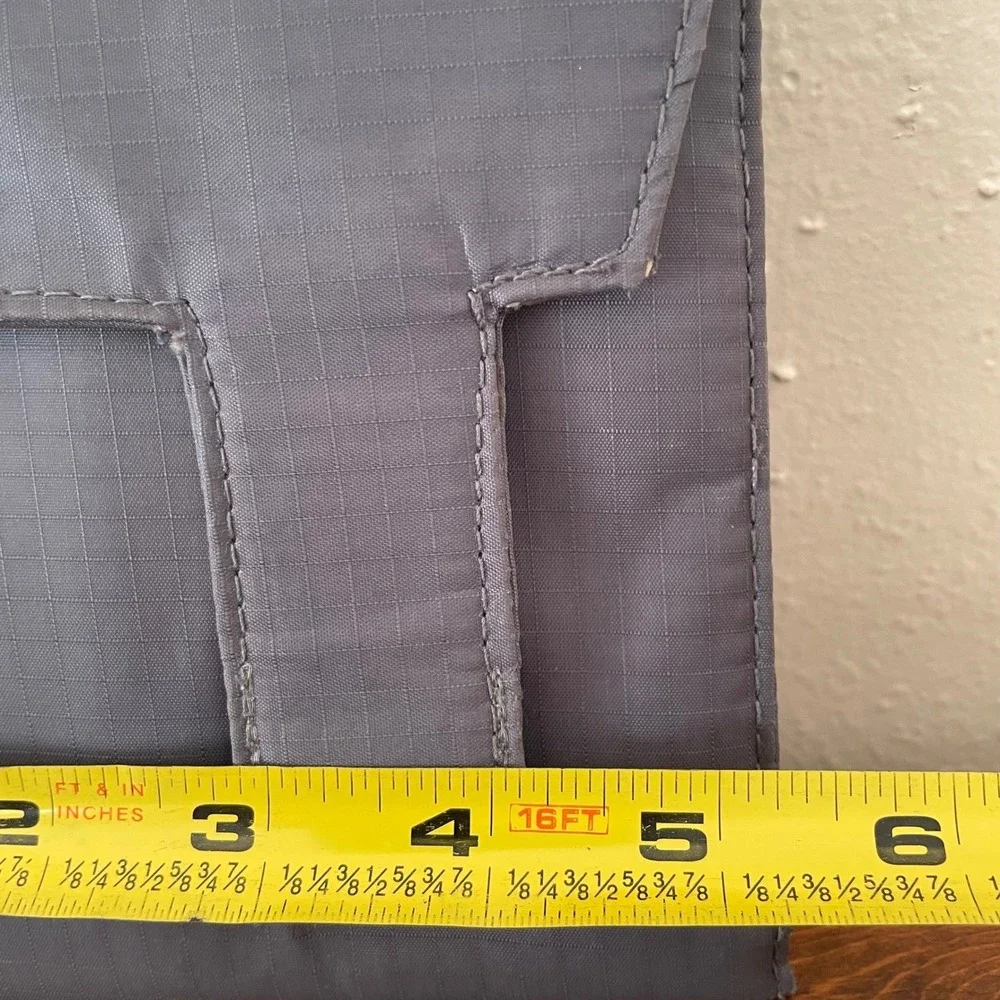 REI Canvas trifold RFID Wallet Passport Crossbody Bag‎ Pouch pockets ID Travel